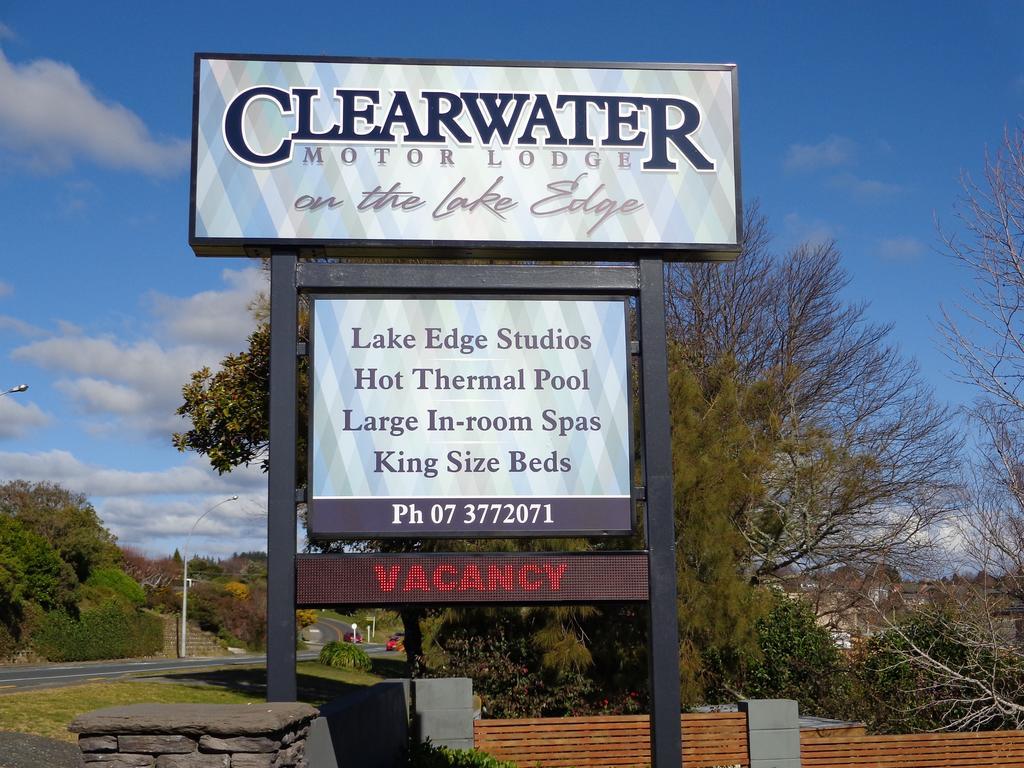 Clearwater Motor Lodge Таупо Екстериор снимка